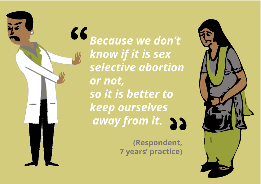 Doctor refusing to perform an abortion under the MTP Act